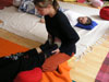 n�cvik o�et�en� Shiatsu na semin��i
